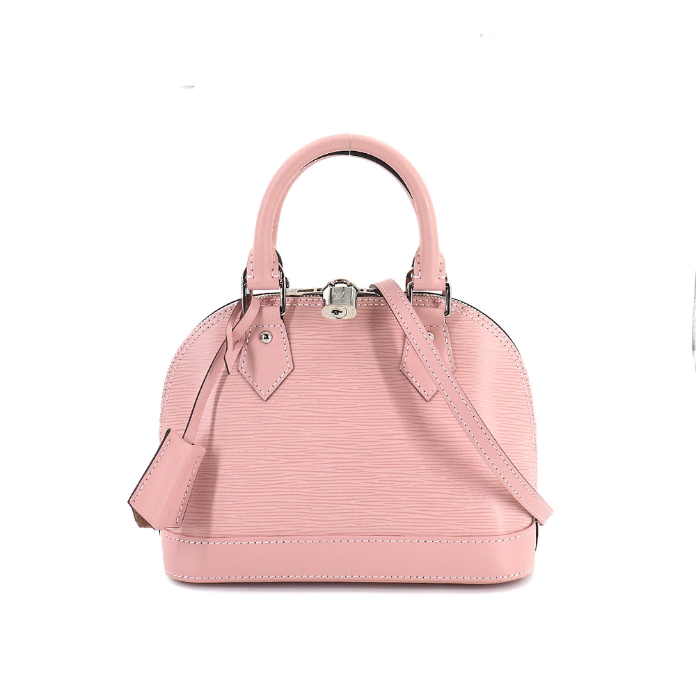 Louis Vuitton Epi Alma BB Shoulder Bag Leather Rose Ballerine